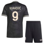 Günstige Fußballtrikots Juventus Vlahovic 9 Kinder 3rd trikot 2025-26 Kurzarm